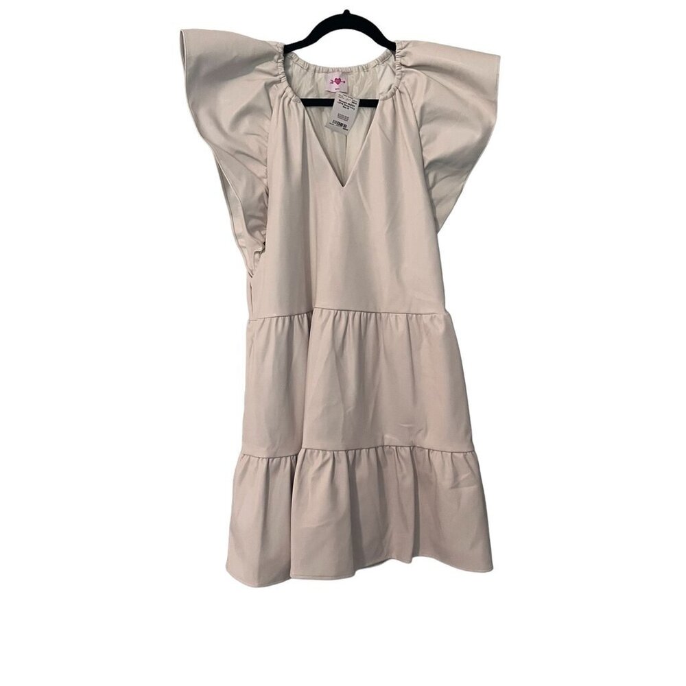 Buddy Love Women’s Ivory Sleeveless Dress Size M